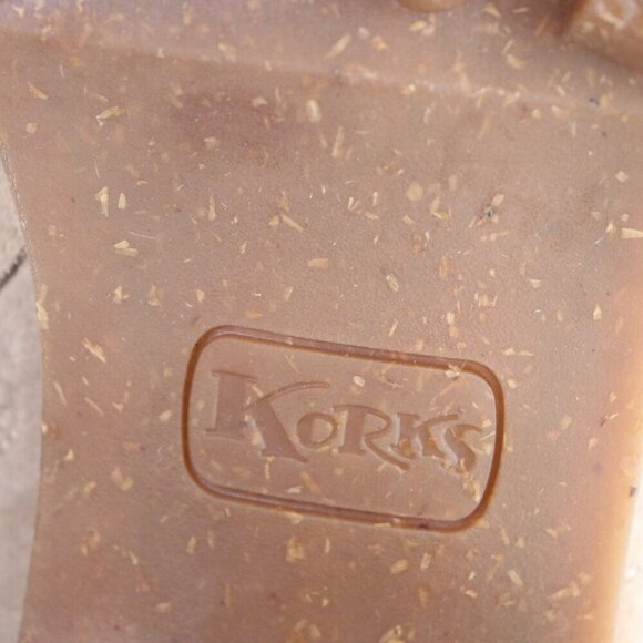 Korks by Kork-Ease Esmerelda Ankle Boots Women’s 10 M Taupe Suede Block Heel Zip - Picture 3 of 16